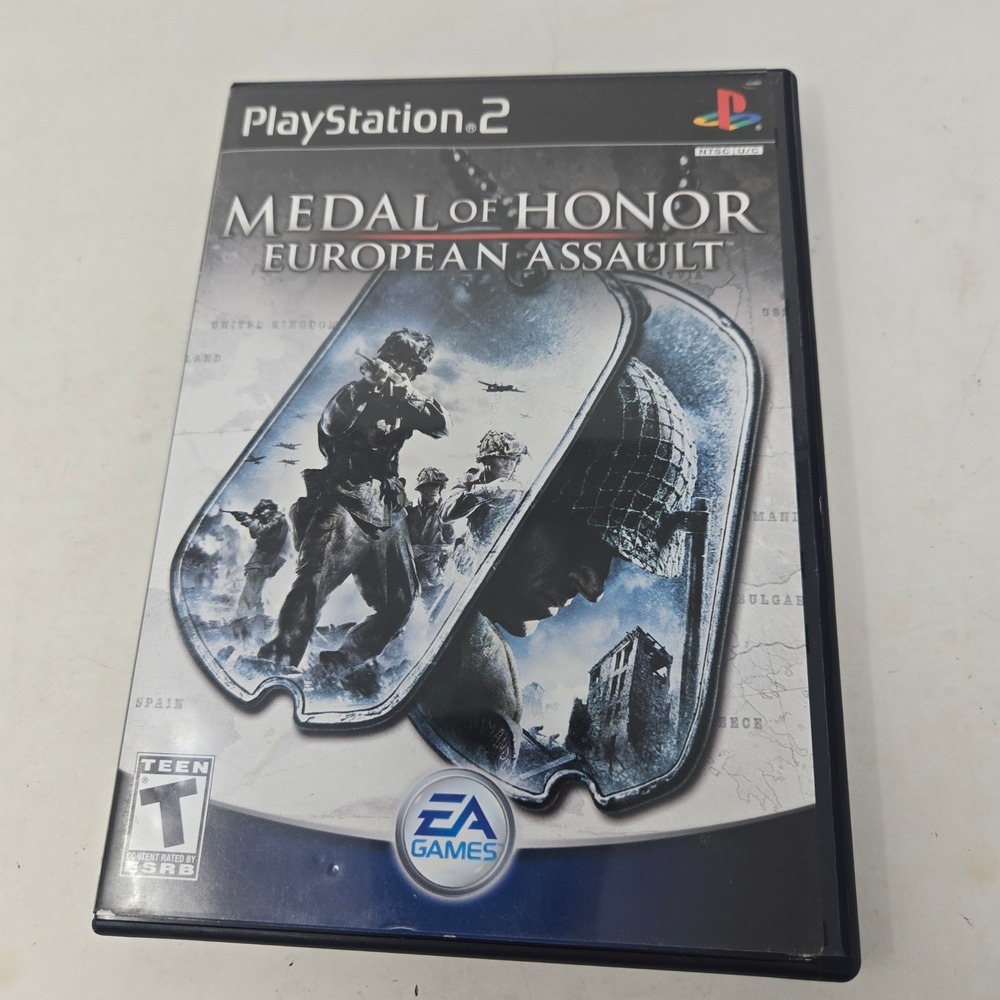 Medal of Honor European Assault PlayStation 2 PS2 EA Games WWII Shooter CIB